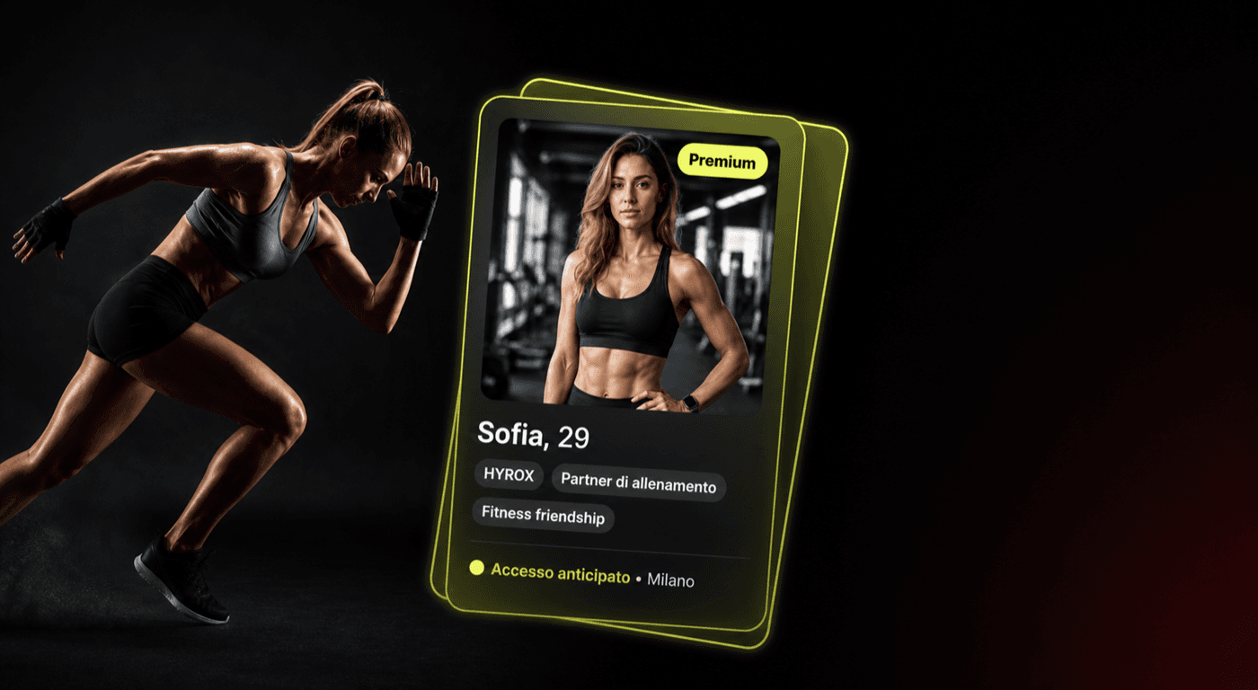 FitCupid profile cards for training partners
